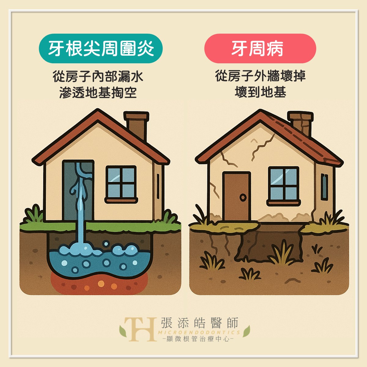 牙齦膿包、牙根尖黑影，是牙周病還是牙根尖發炎？