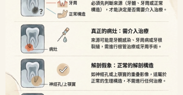 牙齒不痛，X 光卻有黑影：牙根尖黑影不痛要治療嗎？從 2025 研究看根尖周圍炎與血糖、心血管風險的關聯1 (中)